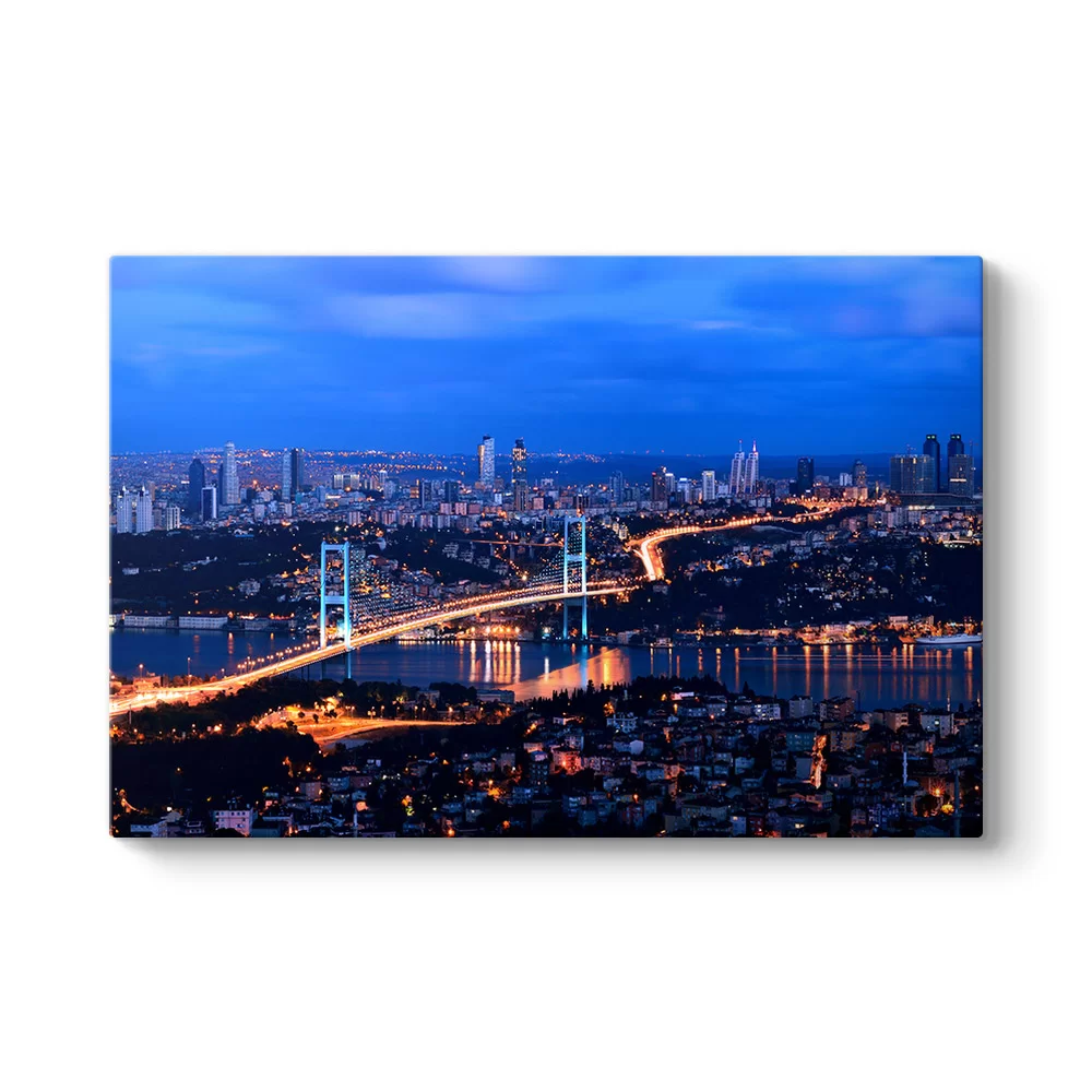 İstanbul Gece Köprü Tablosu - Model 1